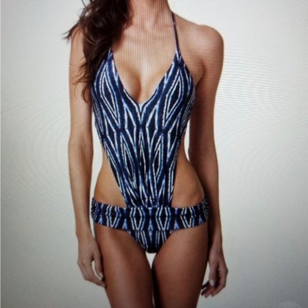 Vix By Paula Hermanny Severina Moorish Monokini One Piece Swimsuit